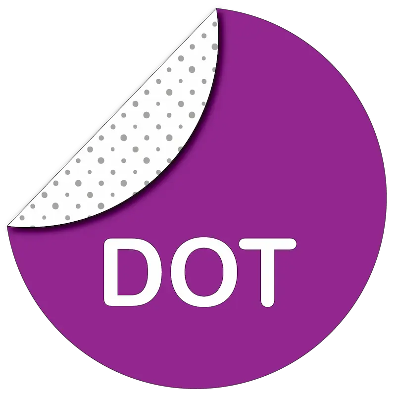 DOT-klistremerker