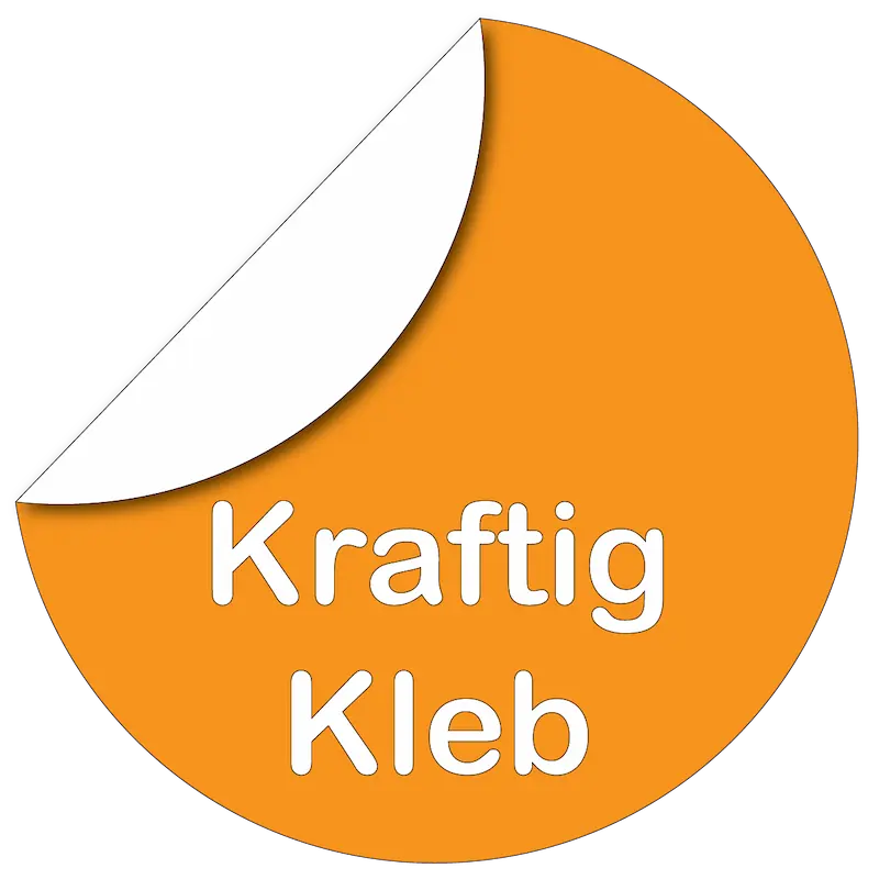 Klistremerker med kraftigt kleb